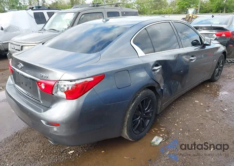 2016 Infiniti Q50 3.0T Premium z USA, uszkodzony, nr VIN JN1EV7AP1GM302334